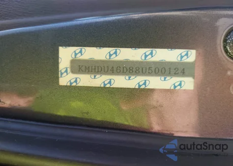 2008 Hyundai Elantra Gls/Se from USA, damaged, VIN KMHDU46D88U500124